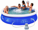 Piscina Fuori Terra Gonfiabile Autoportante Rotonda 360x76cm Jilong Blu