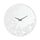 Orologio Bianco Heart Ø55x4 cm in Ferro MDF e Specchio Bianco