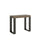 Consolle Allungabile 90-196x40x77 cm Tecno Small Tortora Telaio Antracite