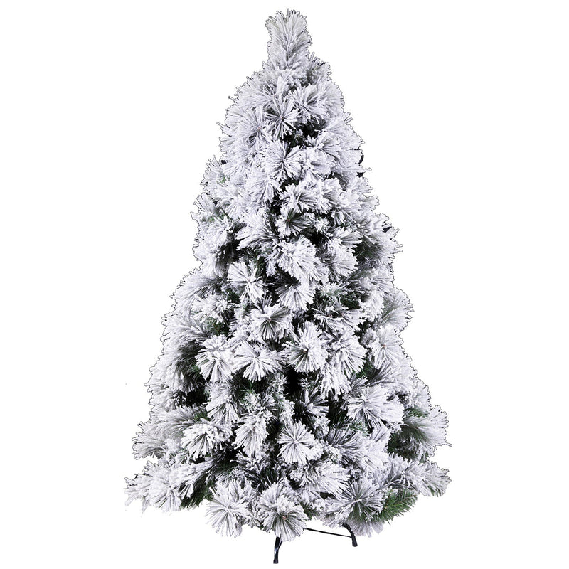 Albero di Natale Artificiale Adami Monte Bianco Verde Innevato Varie Misure