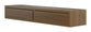 Mensola da Parete con 2 Cassetti 88,2x13,4x23,7 cm in Fibra di Legno Domino Maxi Rovere Tabacco