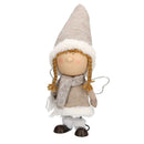 Angelo tessuto crema con led cm 16x13xh52