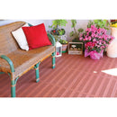 Set 6 Piastrelle Forate in Plastica 40 x 40 cm da Esterno 