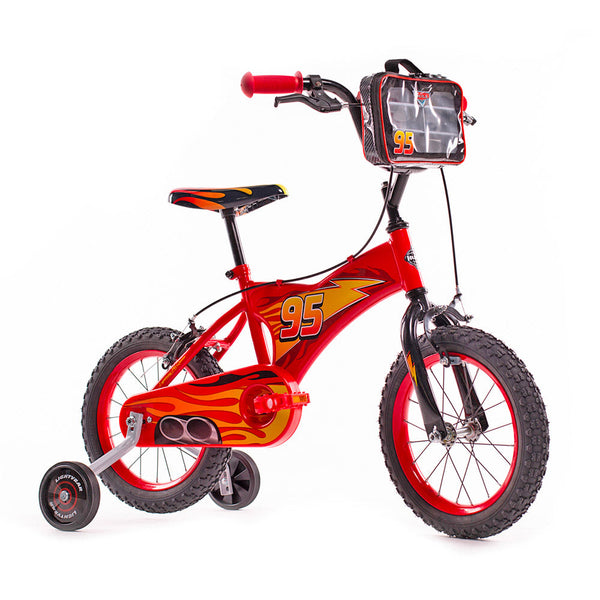 prezzo Bicicletta per Bambino 14” 2 Freni con Licenza Disney Cars Rosso