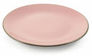 Set 6 Piatti Piani Ø26,5x2,5 cm in Gres Villa d'Este Home Tivoli Royal Passion Rosa