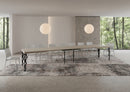 Tavolo Allungabile 200-460x90x77 cm Karamay Cashmere Telaio Antracite 
