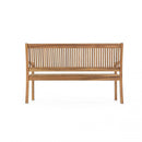 Panca 2 Posti 120x62x88 h cm in Legno Marrone