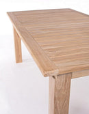 Tavolo da Giardino 180-240x100x77,5h cm Allungabile Maryland