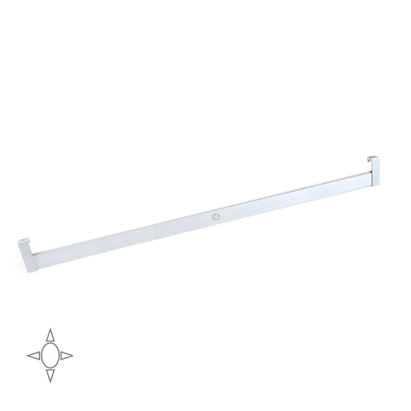 acquista Barra Appendiabili per Armadio 100,8-115,8 cm 12V con LED Bianco Naturale e Sensore di Movimento Emuca