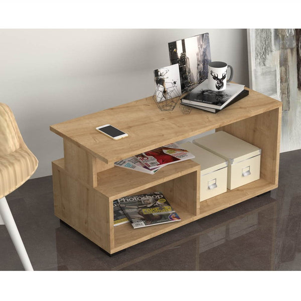 Tavolino da caffè basso 90x45x45 cm Madrid rovere acquista