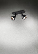 Faretto da Interno a LED in Metallo Nero Opaco