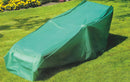 Telo Impermeabile 200x75x40cm in Poliestere per Lettini da Giardino Bauer Verde