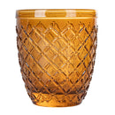 Set 6 Bicchieri Acqua Castle Chocolate in Vetro VdE Tivoli 1996 Marrone