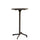 Tavolo Alto Vega Ø60x102 h cm in Acciaio Taupe