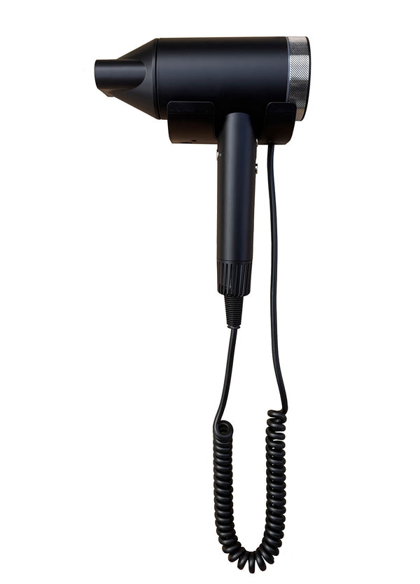 online Asciugacapelli Professionale Vama PASSION HAIR Motore Brushless 1500W per Hotel con Base Murale Nero