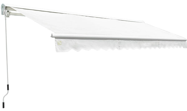 Tenda da Sole Motorizzata 4,5x3m Tessuto Poliestere Kraus Lavanda Ecrù sconto