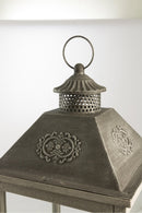 Set 2 Lanterne Alte da Giardino in Metallo Soriani