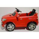 Macchina Elettrica per Bambini 6V con Licenza Mercedes Benz ML350 Rossa