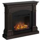 Camino Elettrico da Pavimento Effetto Fiamma 1500W Tagu Magna Espresso Wengè