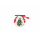 Set 14 Palle di Natale Ø7,5 cm in Polyfoam con Box Fiocchi e Alberi