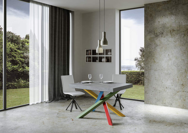 acquista Tavolo 130x90x77 cm Volantis Fix Cemento