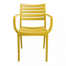 Poltrona Eveline 58,5x55,2x84 cm  in Polipropilene Giallo