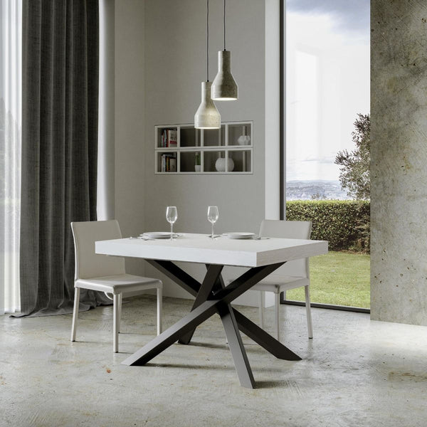 sconto Tavolo 130x90x77 cm Volantis Fix Bianco Frassino