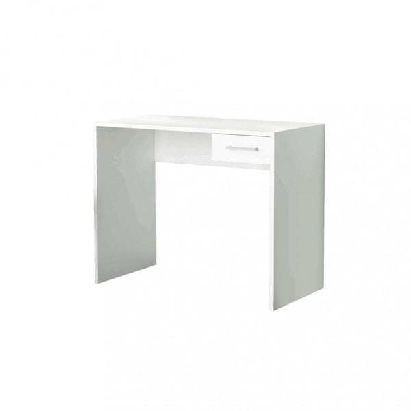 Scrivania Porta Pc Tom Bianco 90x45x74 h cm in Truciolare bilaminato Bianco online