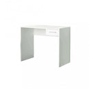 Scrivania Porta Pc Tom Bianco 90x45x74 h cm in Truciolare bilaminato Bianco