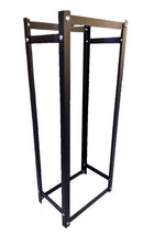 Portalegna per Camino da Interno o Esterno 40x25x99,5 cm in Acciaio King Nero