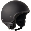 Casco Demi-Jet per Scooter CGM Malindi 104A Nero Opaco 