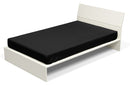 Lenzuolo Sotto con Angoli ed Elastico Tinta Unita Nero