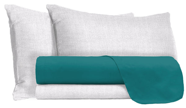 Set Lenzuola Sopra Sotto e Federe in Cotone Bottiglia Varie Misure online