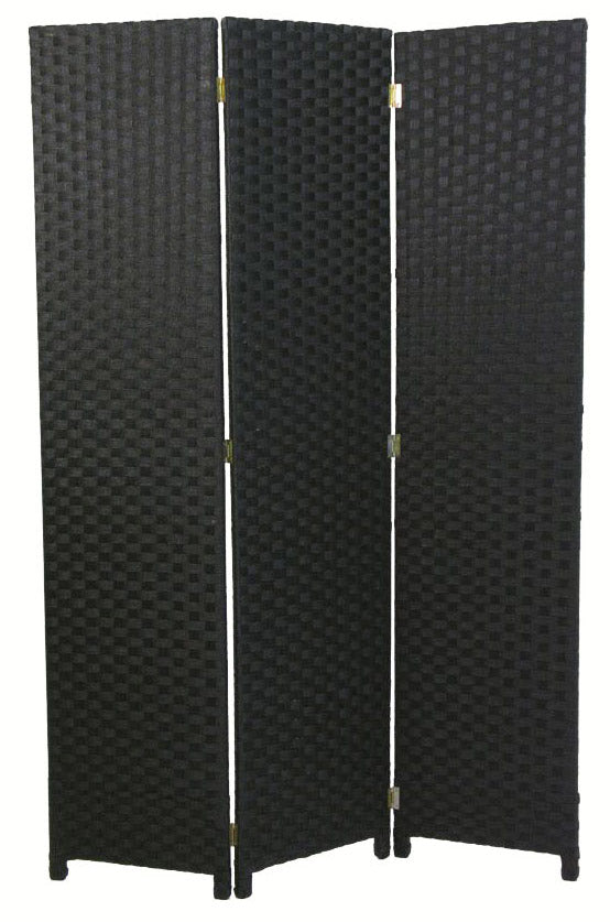 acquista Separè Divisorio in Carta Linea Paper 3 Ante Nero