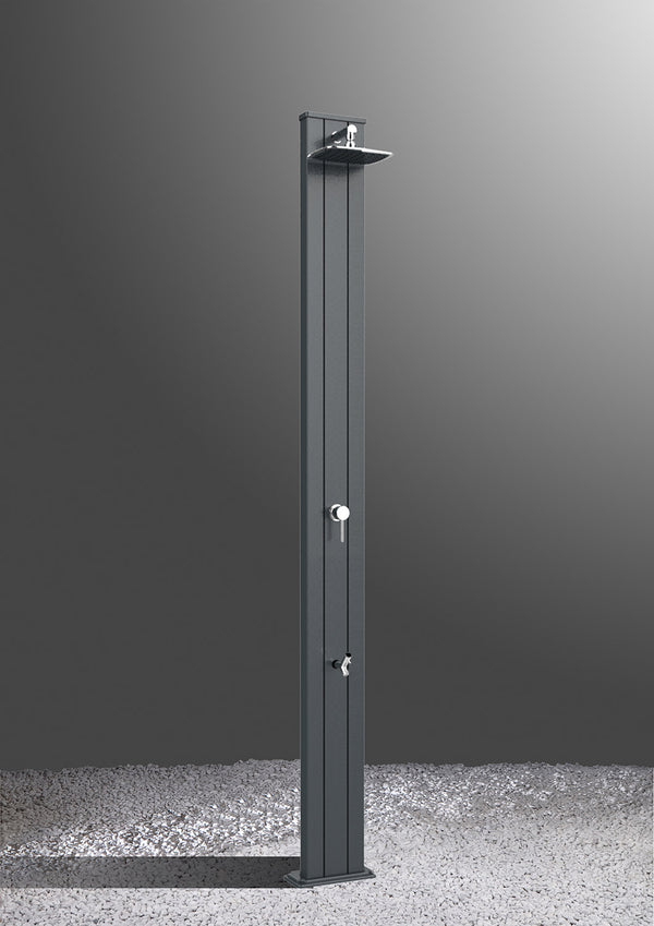 Doccia da Esterno Giardino Miscelatore e Lavapiedi Arkema Spring S Fascia Inox Cherry online