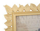 Cornice Leaf Glam 28,5x1,8x34 cm in Resina Oro