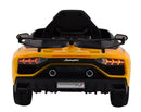 Macchina Elettrica per Bambini 12V con Licenza Lamborghini Aventador SVJ Small Giallo