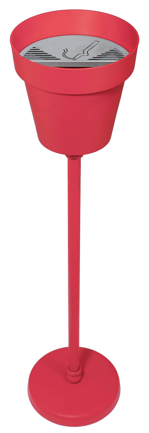 Spegnisigarette Posacenere da Esterno in Ferro Belfer Ashtray 42/SPS Rosso prezzo