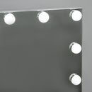 Specchio da Tavolo con LED 41,5x13,5x51 cm per Trucco Make up 