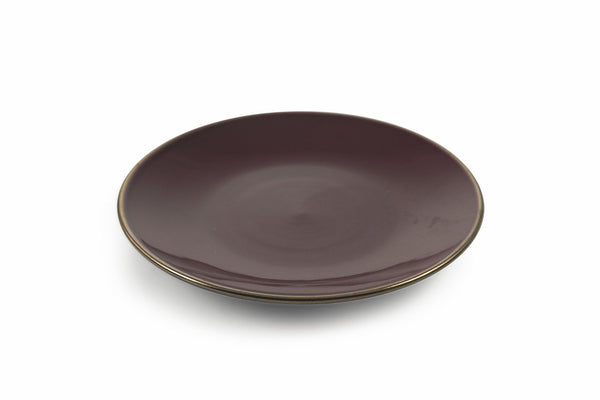 online Set 6 Piatti Frutta Ø19,5x2 cm in Gres Villa d'Este Home Tivoli Royal Passion Viola