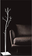 Appendiabiti da Terra 33x33x178 cm in Ferro Battuto Vasconi Platano Bianco