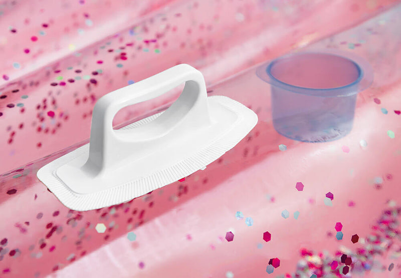 Materassino Gonfiabile Conchiglia Glitter 178x165x24 cm Intex 57257EU/EP