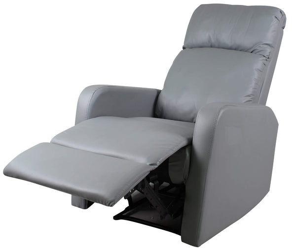 sconto Poltrona Alzapersona Elettrica 1 Motore in Similpelle Vandi Grigia