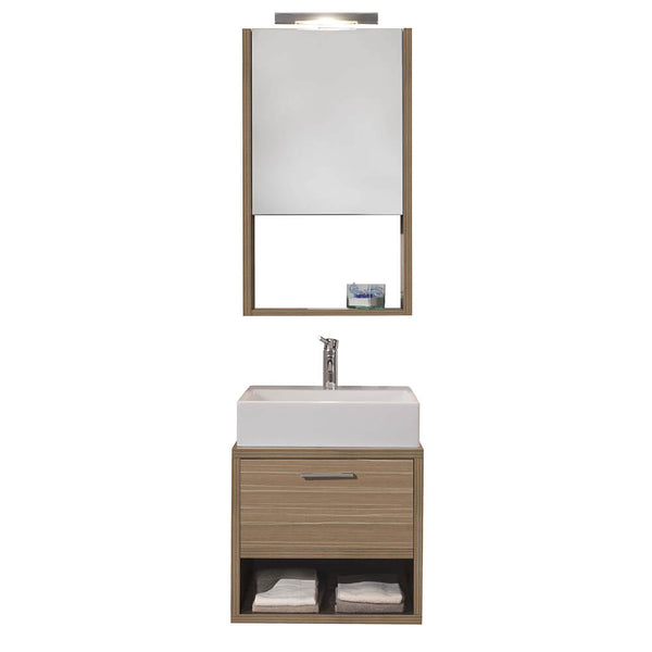 Mobile da Bagno sospeso Giava 11 Legno Crema TFT acquista