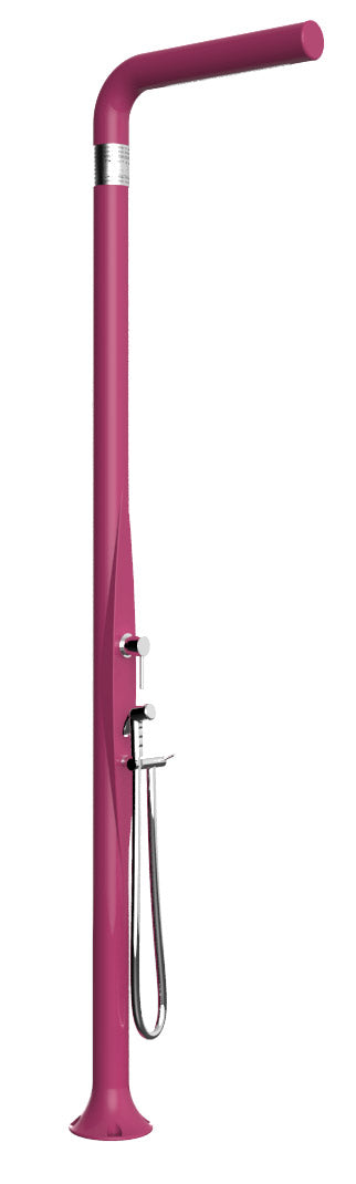 Doccia da Esterno Giardino Miscelatore e Doccetta Mobile Arkema Funny Yang Fuxia sconto