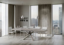 Tavolo Allungabile 180/440x90 cm Volantis Cashmere Gambe Multicolore 4/C      