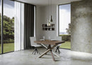Tavolo 130x90x77 cm Volantis Fix Noce