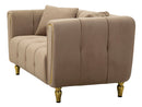 Divano Alma Grigio con Cuscini 81x155x71 cm in Legno e Poliestere      