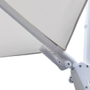 Ombrellone da Giardino Decentrato Ø3,5m in Alluminio Telo in Poliestere Mosini Jazz Bianco