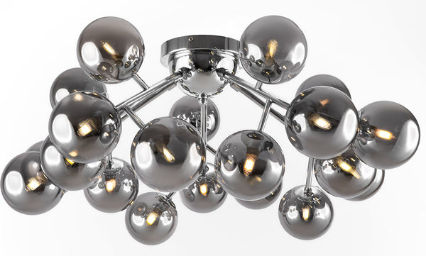 Plafoniera Modern in Metallo Dallas Cromo online